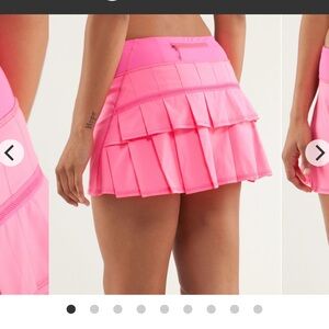 Lululemon sz 8 vintage rare Pinkelicious Pace Setter skirt skort